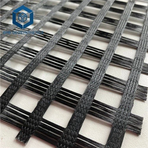Geogriglia in poliestere rivestito in PVC